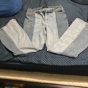 Almost Famous Two-Tone Denim Jeans
